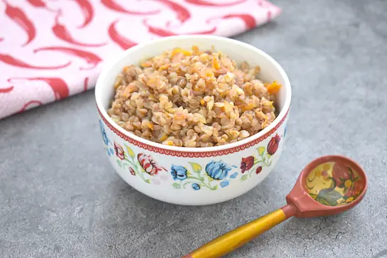 Гречка по-купечески с копчёной курицей