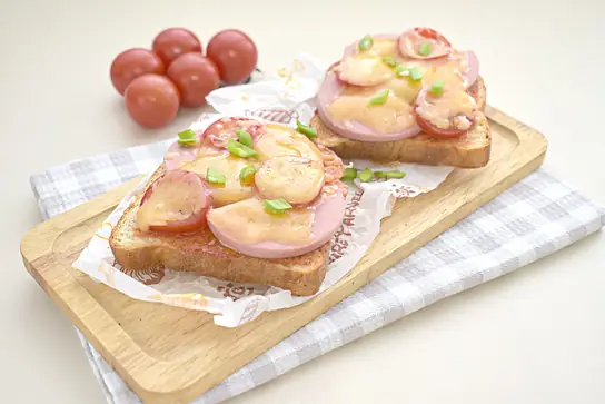 Горячие бутерброды с сыром в аэрогриле