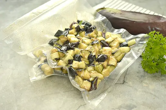 Как вакуумировать баклажаны кубиками на зиму