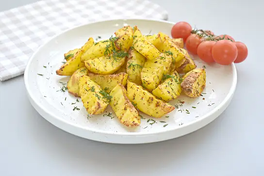 Картошка, запечённая ломтиками в аэрогриле