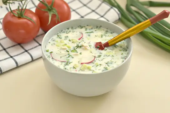 ПП окрошка на кефире