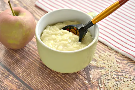 Рисовая каша с карамелизированными яблоками – пошаговый рецепт приготовления с фото