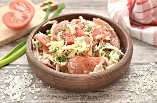 Салат из свежей капусты: рецепты простые и вкусные | Меню недели