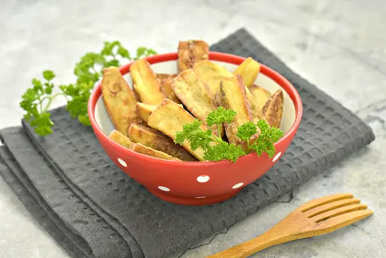 Жареные баклажаны в кукурузном крахмале