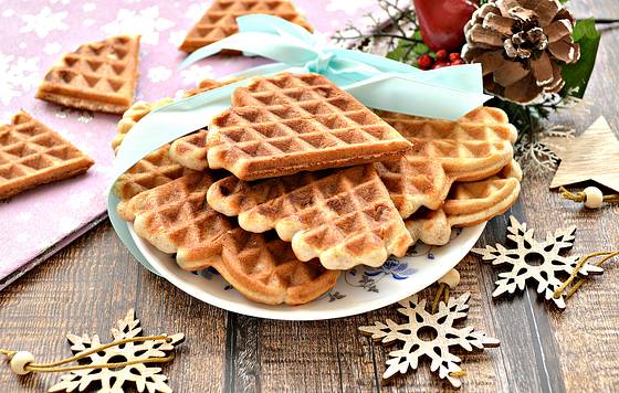 Мягкие вафли на сметане — пошаговый рецепт с фото