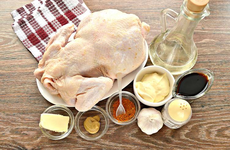 Курица целиком в мультиварке Редмонд — рецепт с фото пошагово